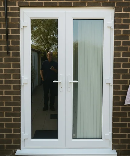 Before on site uPVC Spraying Before on site uPVC Spraying